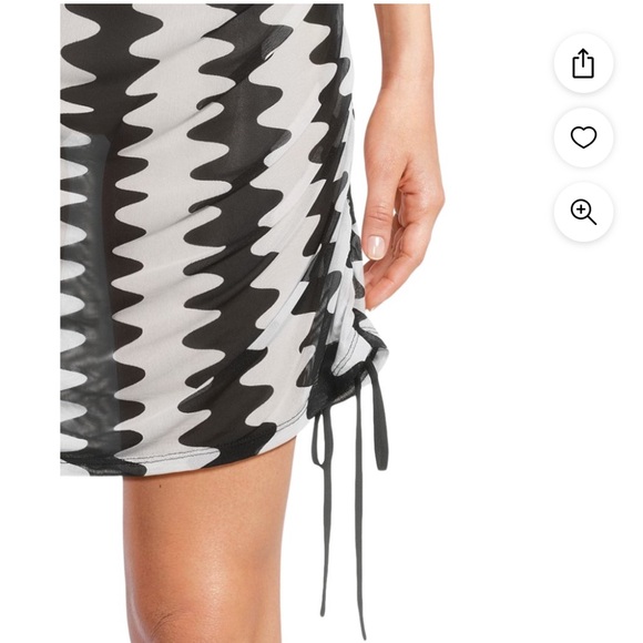 ๐ Mesh Coverup Dress abstract - Picture 4 of 12